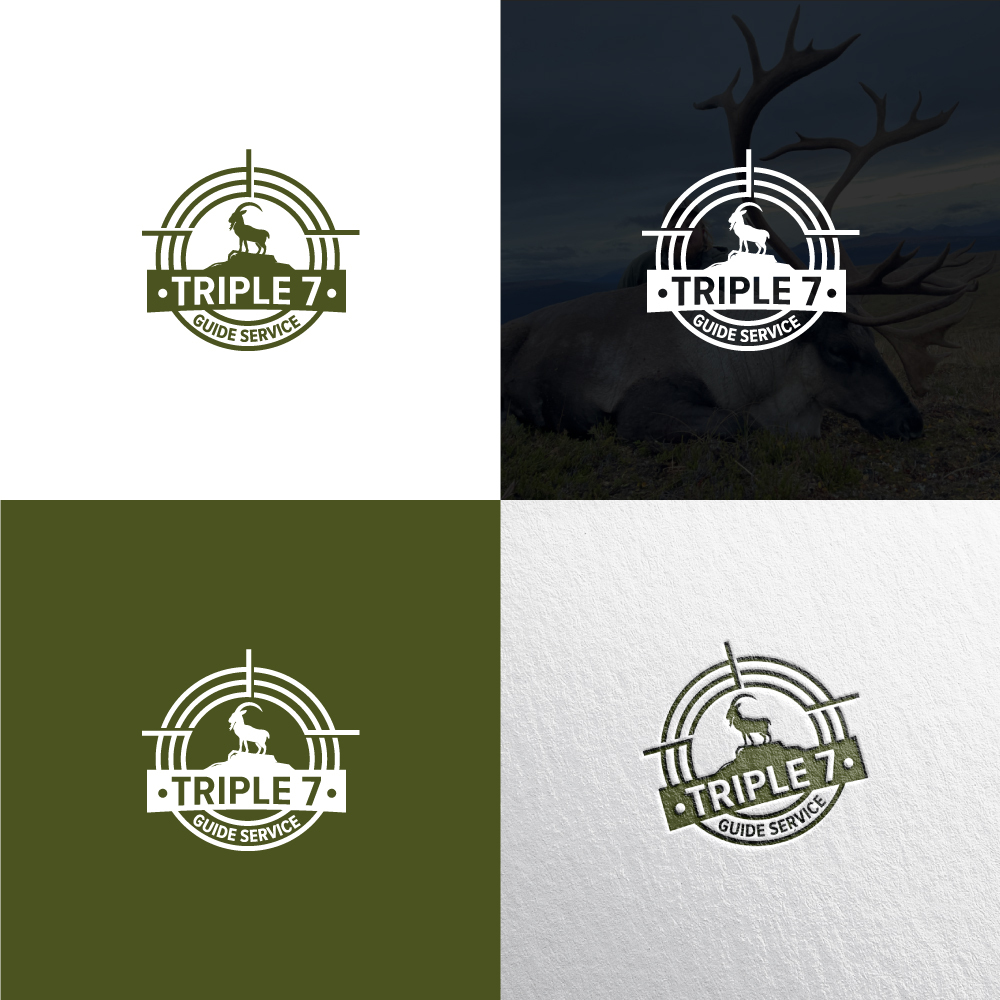 Logo Design by Tan-D for Triple 7 Guide Service | Design #32682475