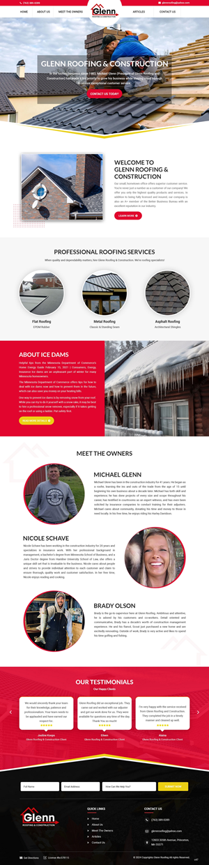 Web Design by pb for this project | Design: #32659814