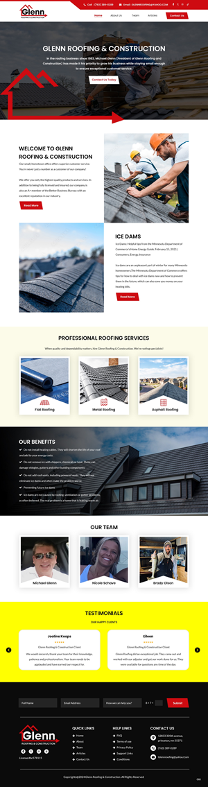 Web Design by pb for this project | Design: #32659815