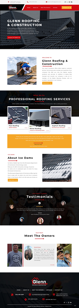 Web Design by pb for this project | Design: #32659819