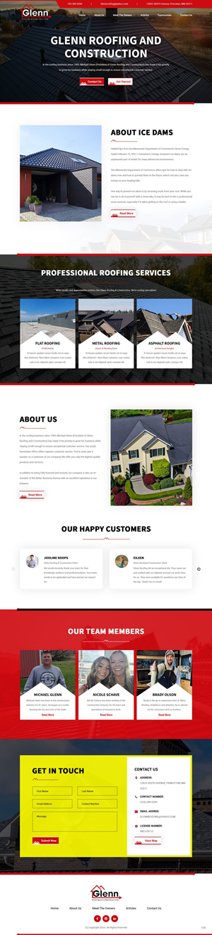 Web Design by pb for this project | Design: #32659820