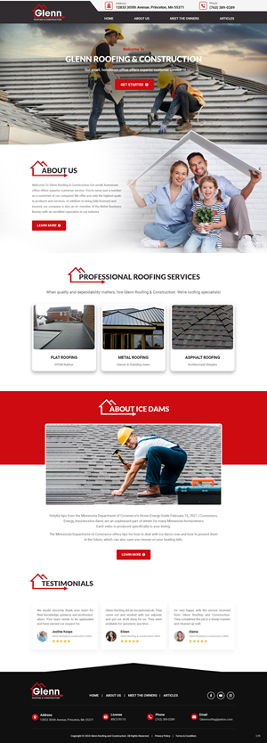 Web Design by pb for this project | Design: #32659826