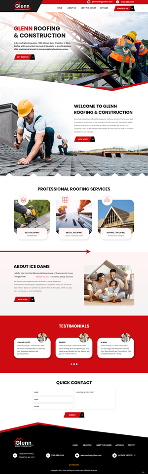 Web Design by pb for this project | Design: #32659828