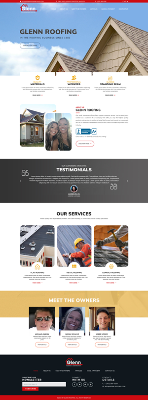 Web Design by Dream Logo Design for this project | Design #32657253