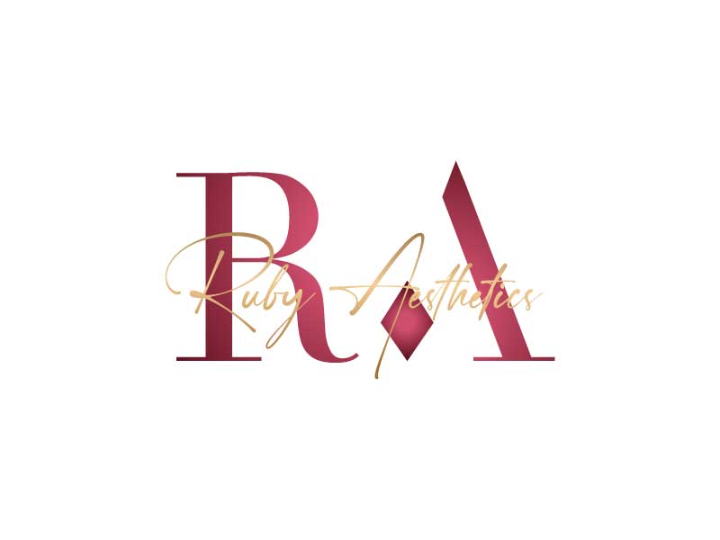 Logo Design for RA Ruby Aesthetics by AFSAN | Design #32661477