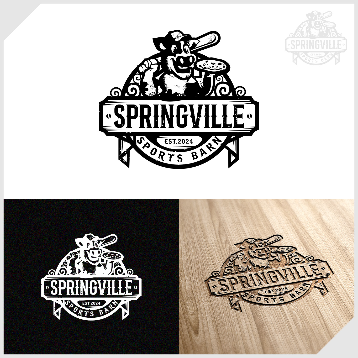 Logo Design by IDesign1606 for Springville Sports Barn | Design #32697995