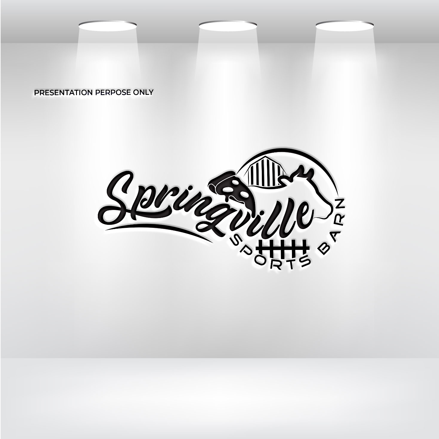 Logo Design by graphics^master for Springville Sports Barn | Design #32662288