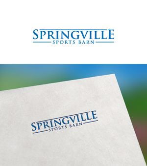Logo Design by Ahnaf Labib for Springville Sports Barn | Design: #32665120