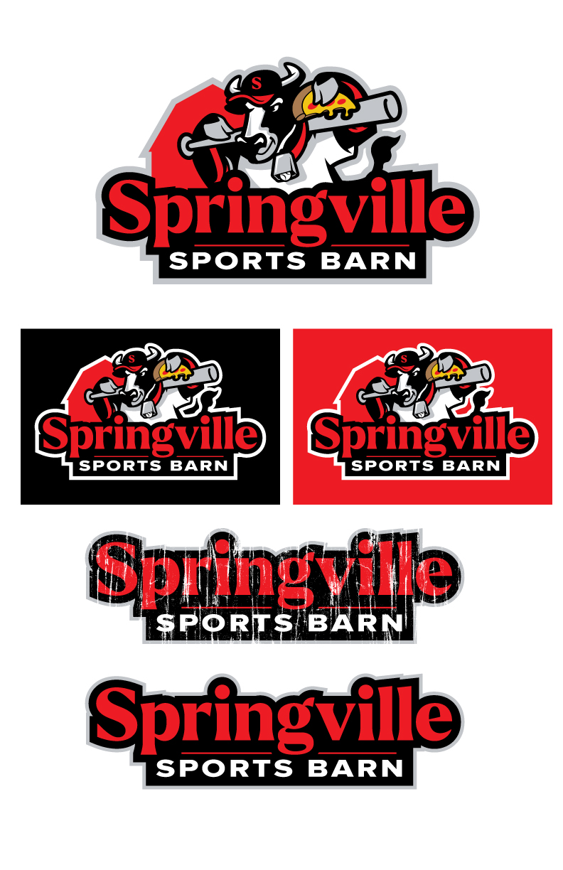 Logo Design by Mike Carroll for Springville Sports Barn | Design #32669618