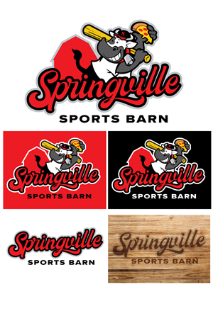 Logo Design by Mike Carroll for Springville Sports Barn | Design: #32679021