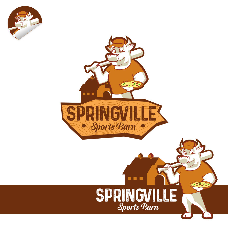 Logo Design by Anhlee for Springville Sports Barn | Design #32694303