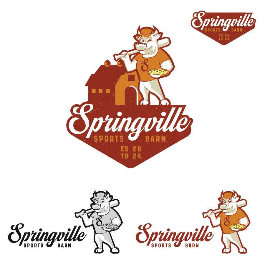 Logo Design by Anhlee for Springville Sports Barn | Design #32699816