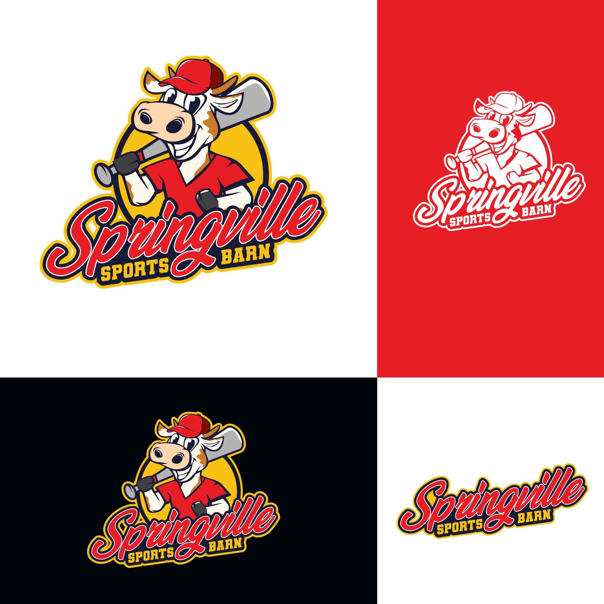 Logo Design by Transformed Design Inc. for Springville Sports Barn | Design #32677915