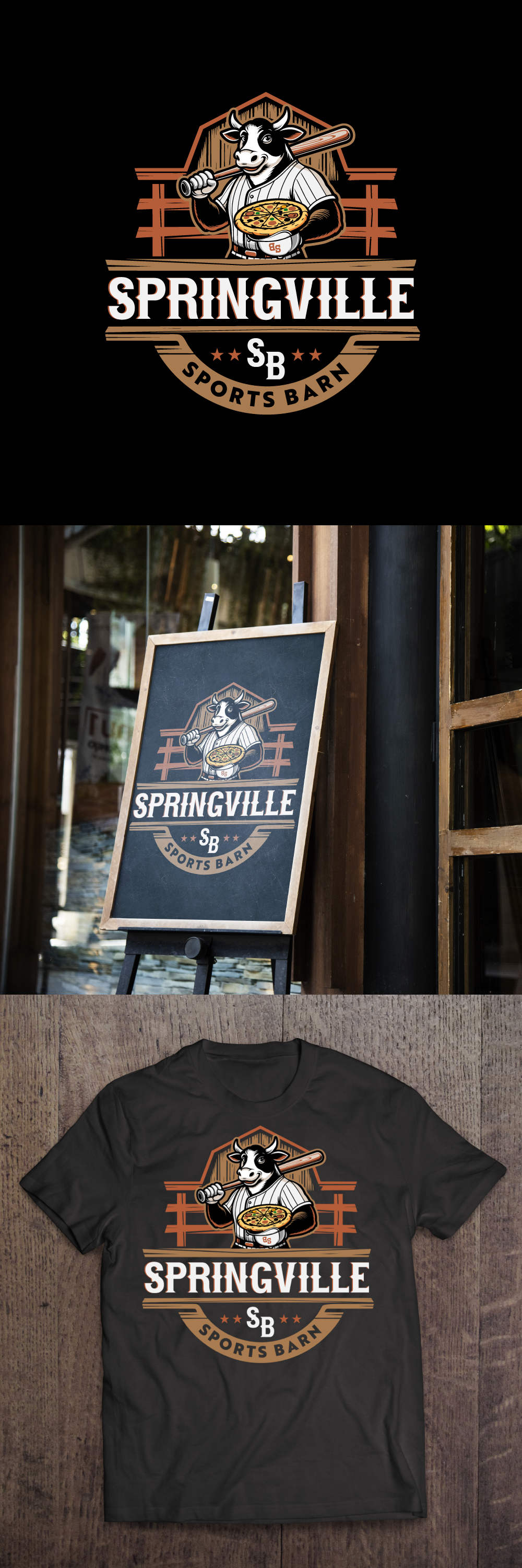 Logo Design by Obi.K for Springville Sports Barn | Design #32710058