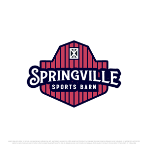 Logo Design by Kayla. for Springville Sports Barn | Design: #32661631