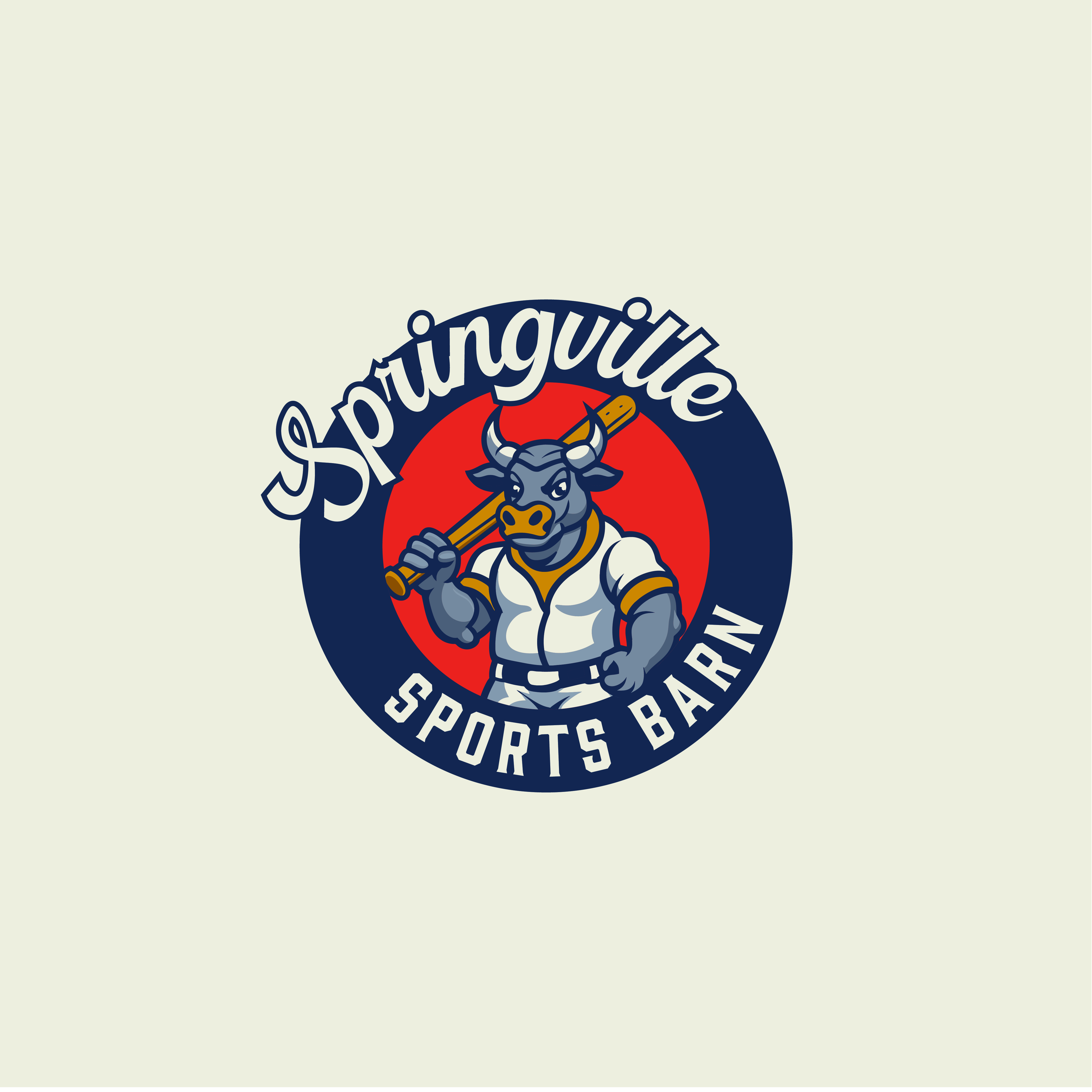 Diseño de Logo por Albino Rhino para Springville Sports Barn | Diseño #32693599