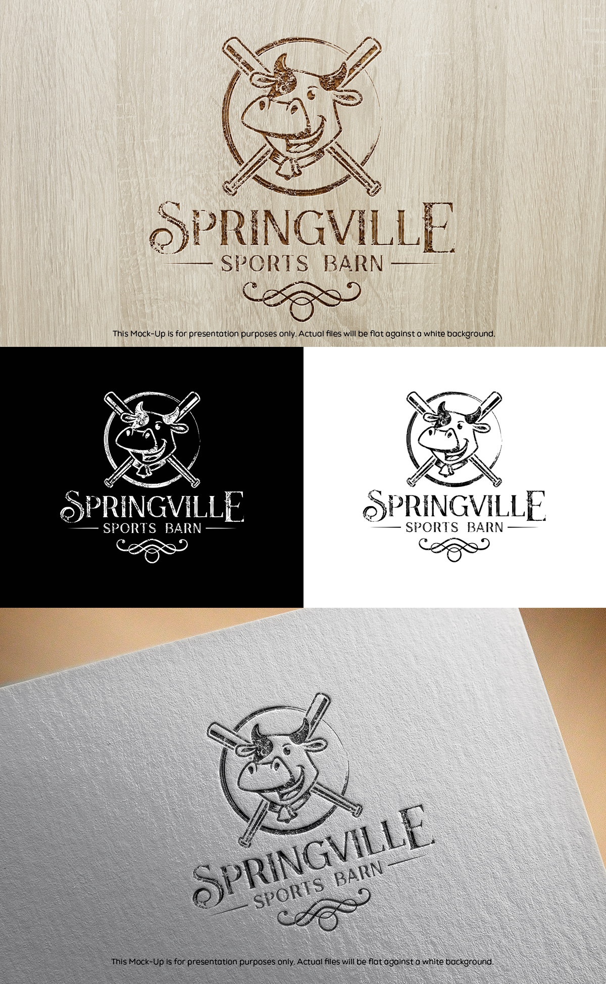 Logo Design by N M Designs for Springville Sports Barn | Design #32704807