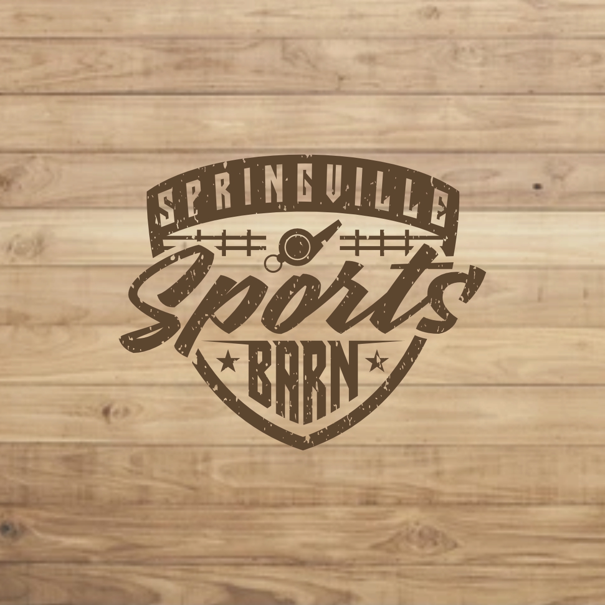 Logo Design by Ashani Bhattacharya for Springville Sports Barn | Design #32662149