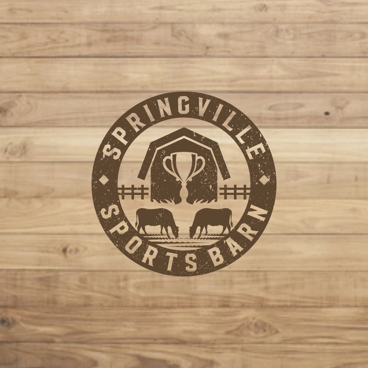 Logo Design by Ashani Bhattacharya for Springville Sports Barn | Design #32662264
