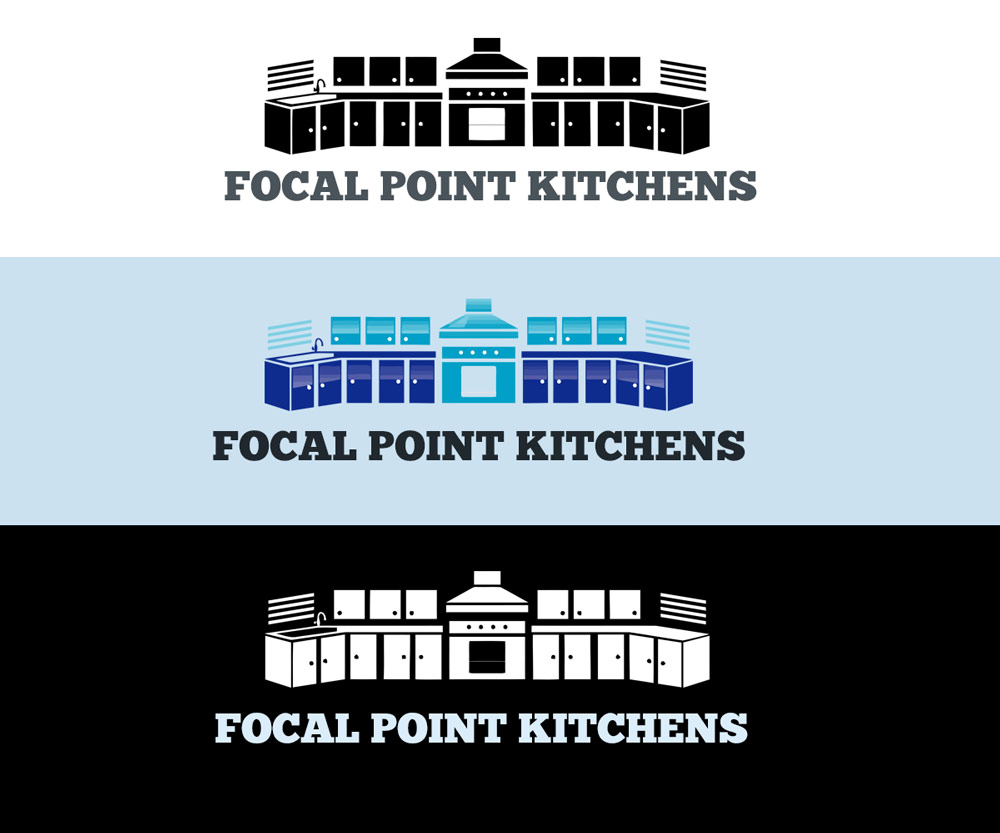 Diseño de Logo por Munchie 2 para focal point KITCHENS | Diseño #3101647