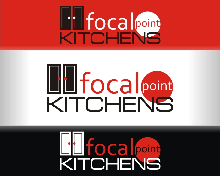 Logo Design by Gito Kahana for focal point KITCHENS | Design #3119414