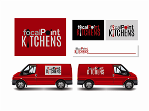 Logo Design by divergent for focal point KITCHENS | Design: #3102027