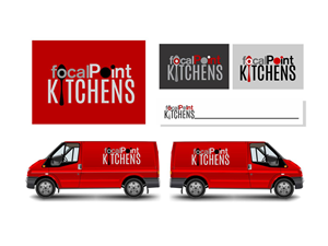Logo Design by divergent for focal point KITCHENS | Design: #3106873
