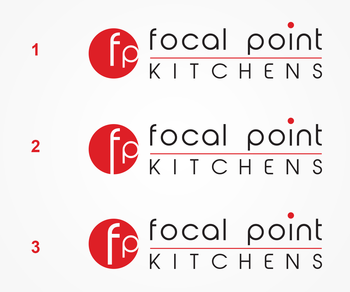 Logo Design by GRAFFYC for focal point KITCHENS | Design #3185116