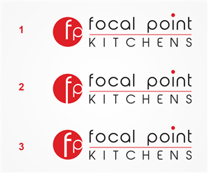 Logo Design by GRAFFYC for focal point KITCHENS | Design: #3185116