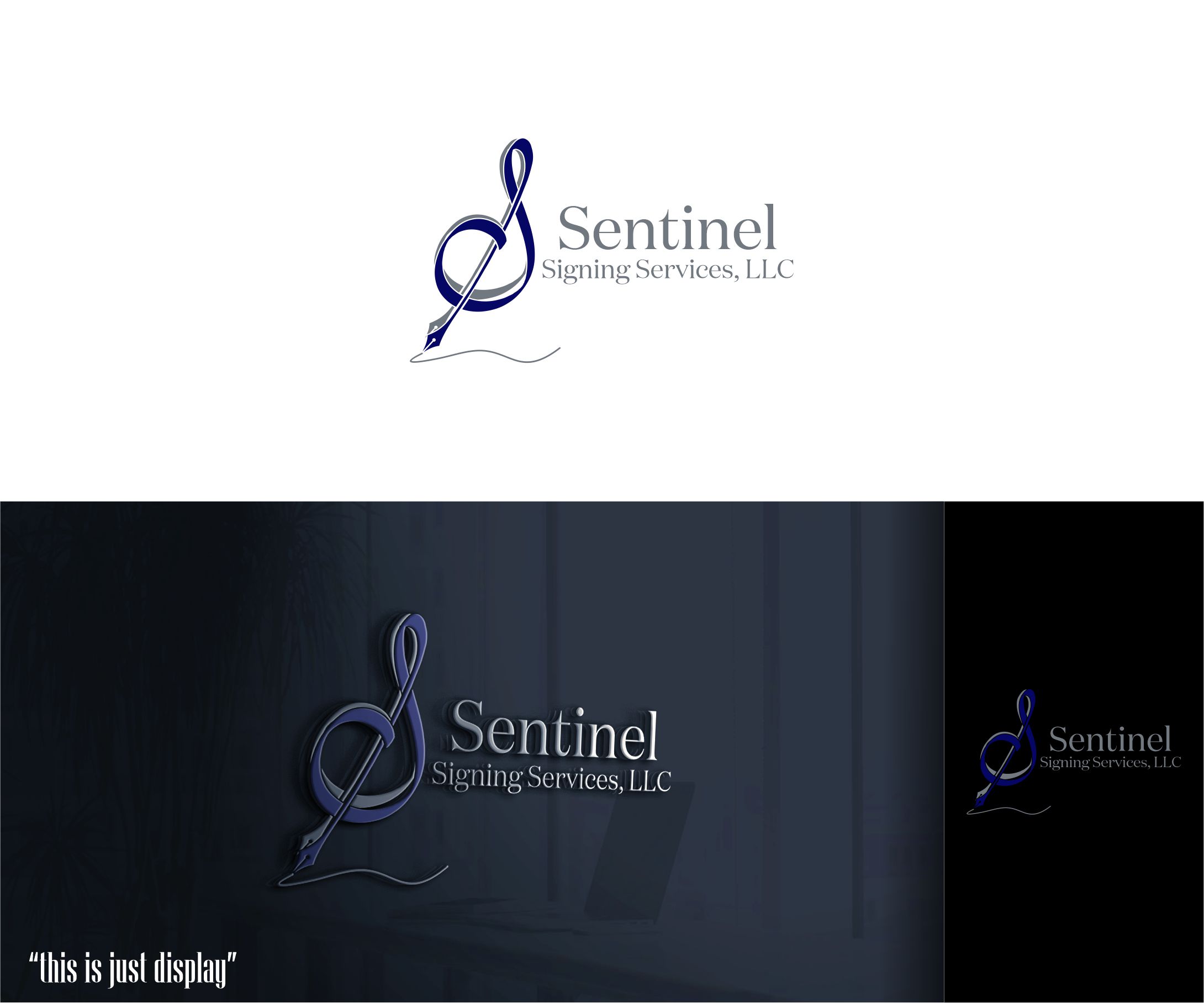 Logo Design by alkaline for Sentinel Signing Services, LLC | Design #32673109