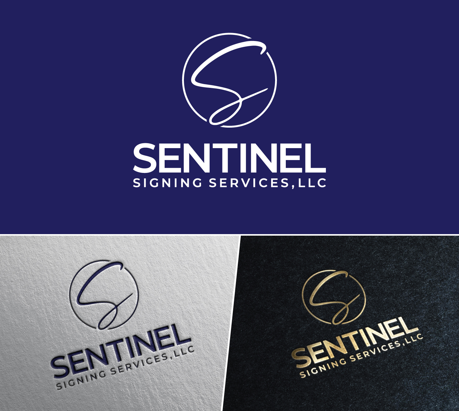 Logo Design by Atec for Sentinel Signing Services, LLC | Design #32674915