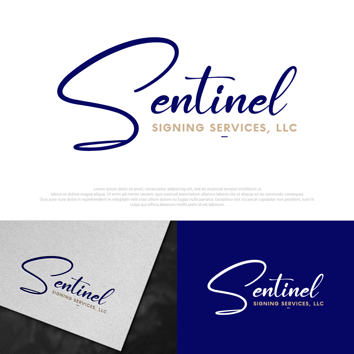 Logo Design by DesignLima for Sentinel Signing Services, LLC | Design #32677105