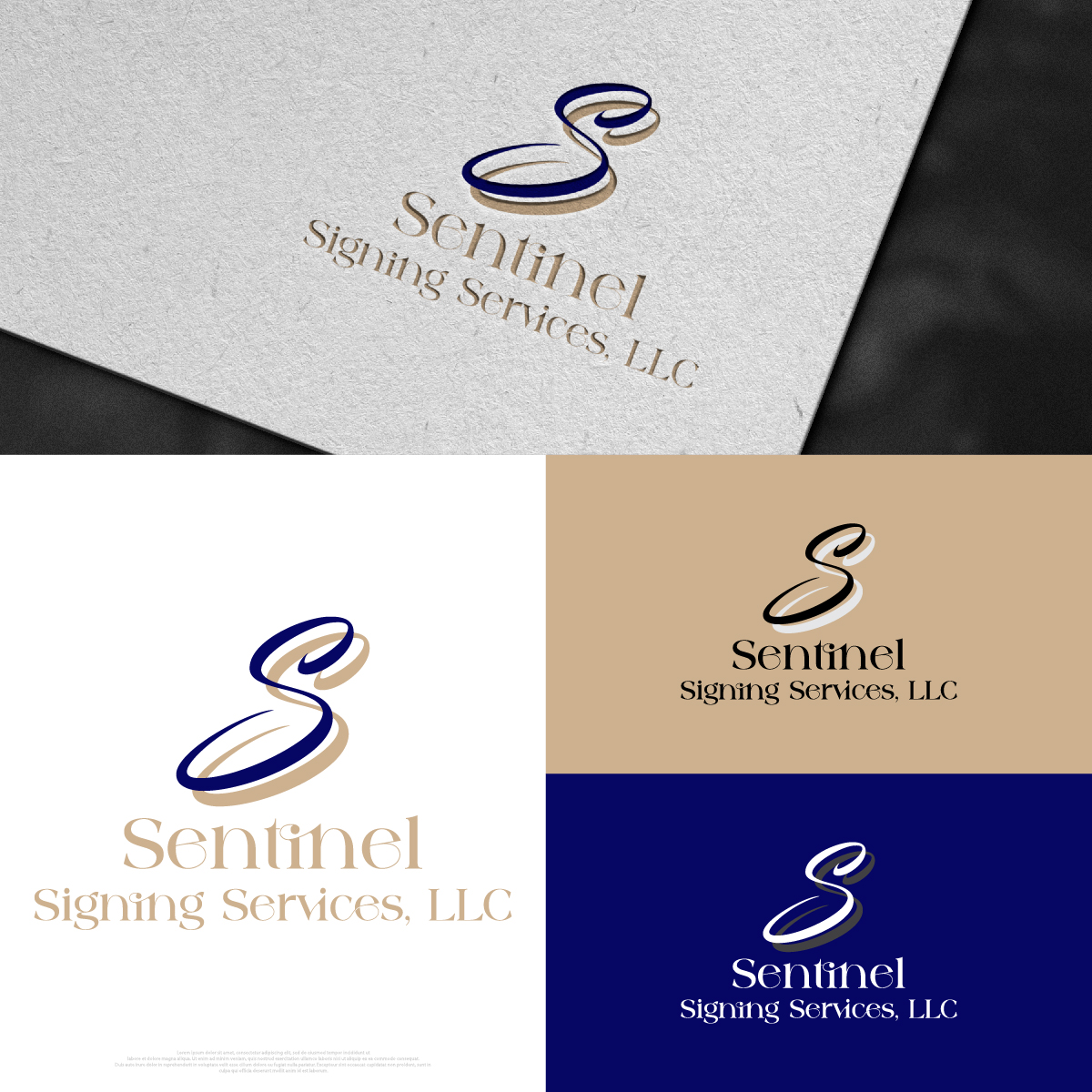 Logo-Design von DesignLima für Sentinel Signing Services, LLC | Design #32677111
