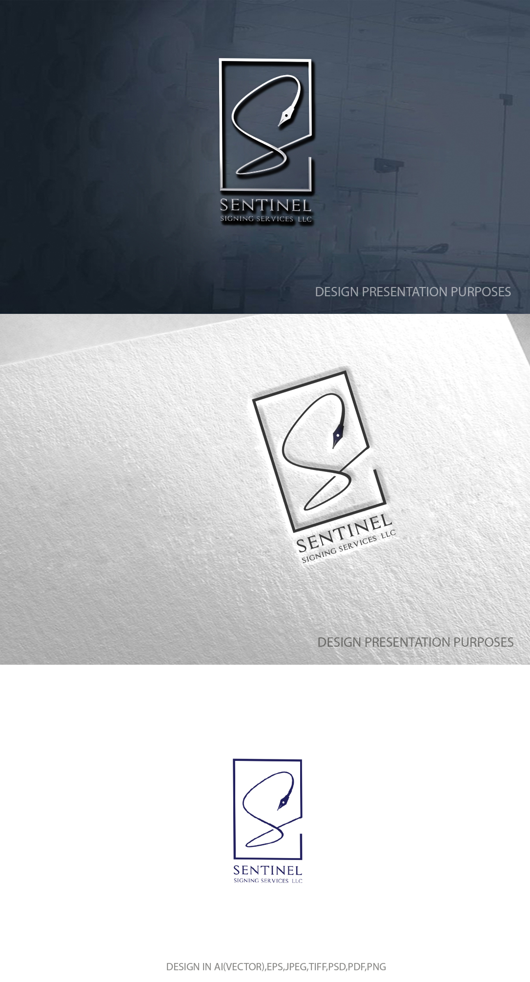 Logo Design by zebronicgraphic for Sentinel Signing Services, LLC | Design #32675240