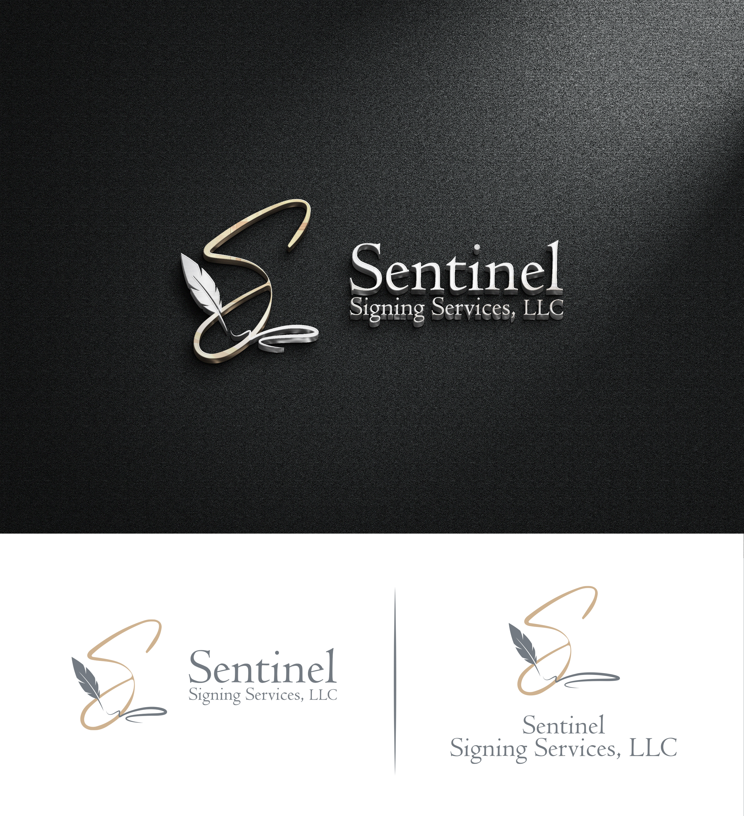 Logo Design by Impressive Designs for Sentinel Signing Services, LLC | Design #32674325