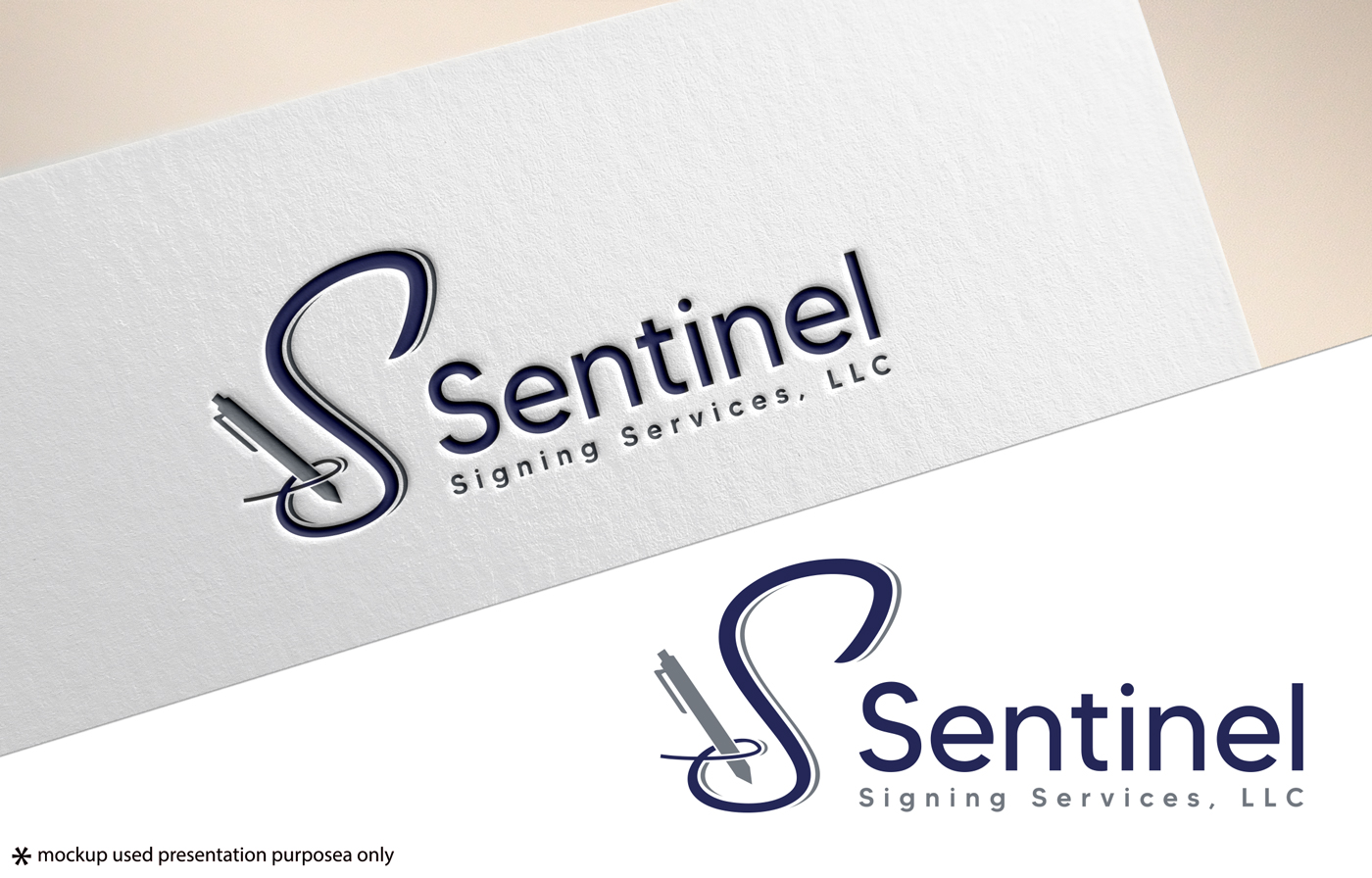 Logo Design by Rubia@ for Sentinel Signing Services, LLC | Design #32679153