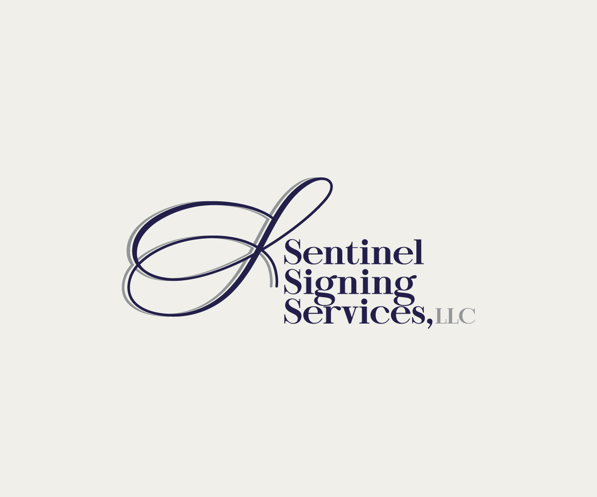 Logo Design by Ansh Design for Sentinel Signing Services, LLC | Design #32674517