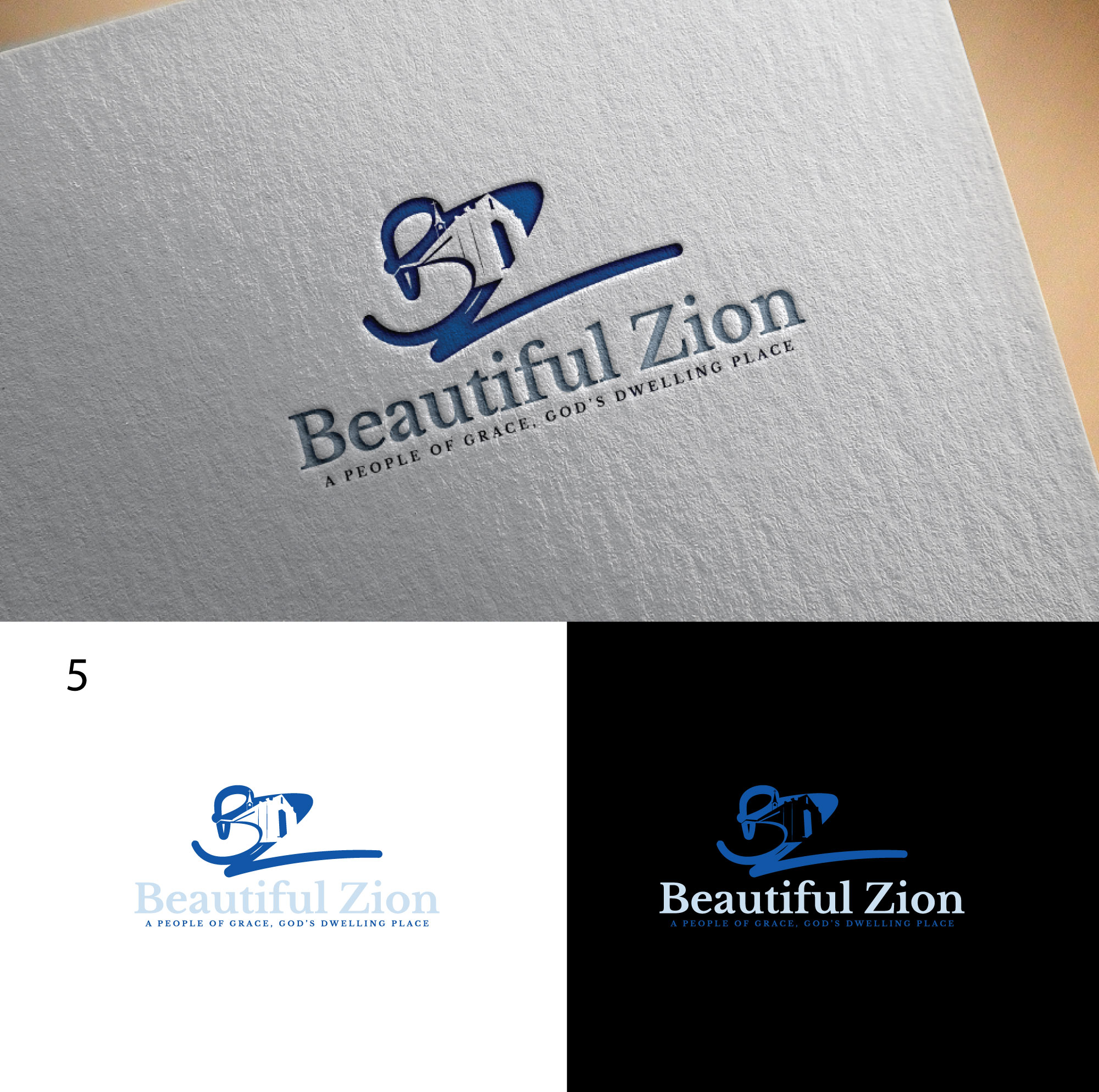 Diseño de Logo por RRR Design para Beautiful Zion Baptist  | Diseño #32679923