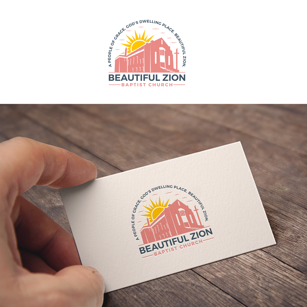 Diseño de Logo por RA-bica para Beautiful Zion Baptist  | Diseño #32678333