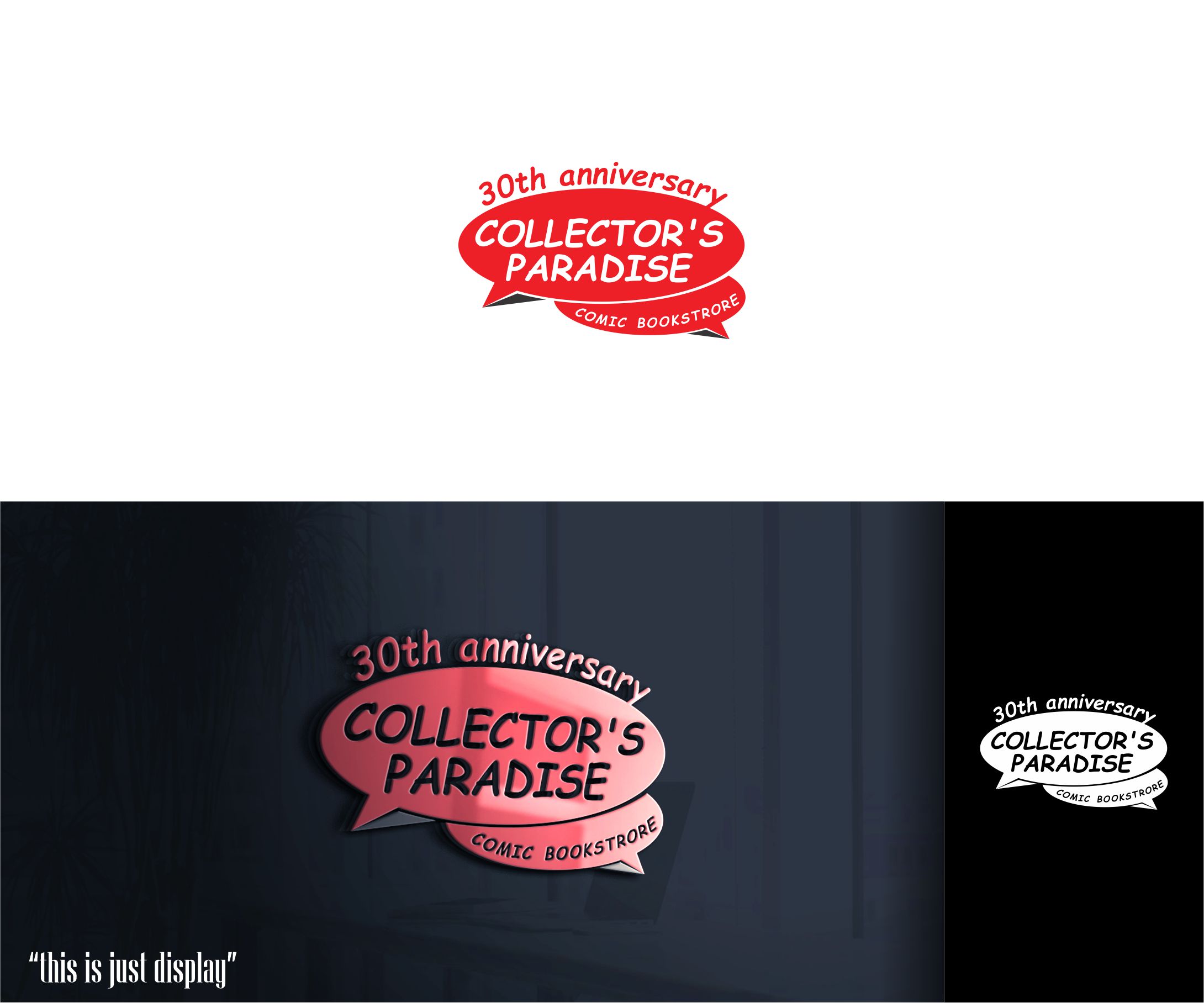 Logo Design by alkaline for Collector's Paradise | Design #32683054