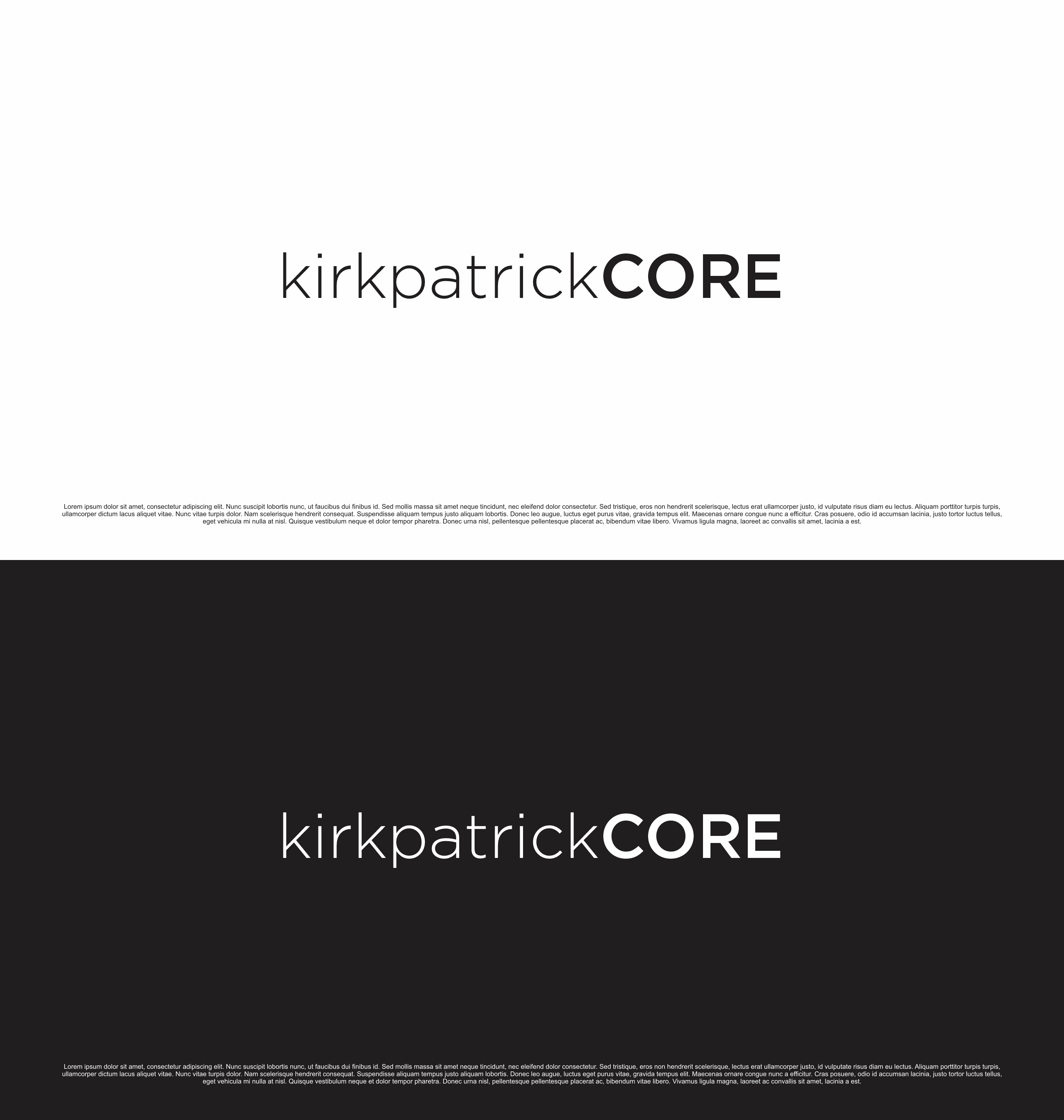 Logo Design by saesean for KirkpatrickCORE | Design #32674620