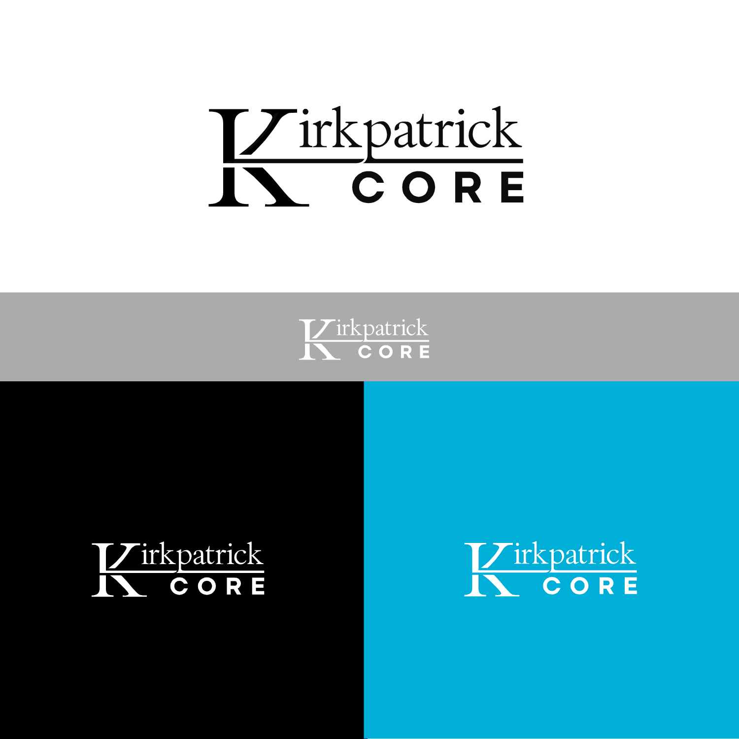 Logo Design by S.N.Y™-01 for KirkpatrickCORE | Design #32693361