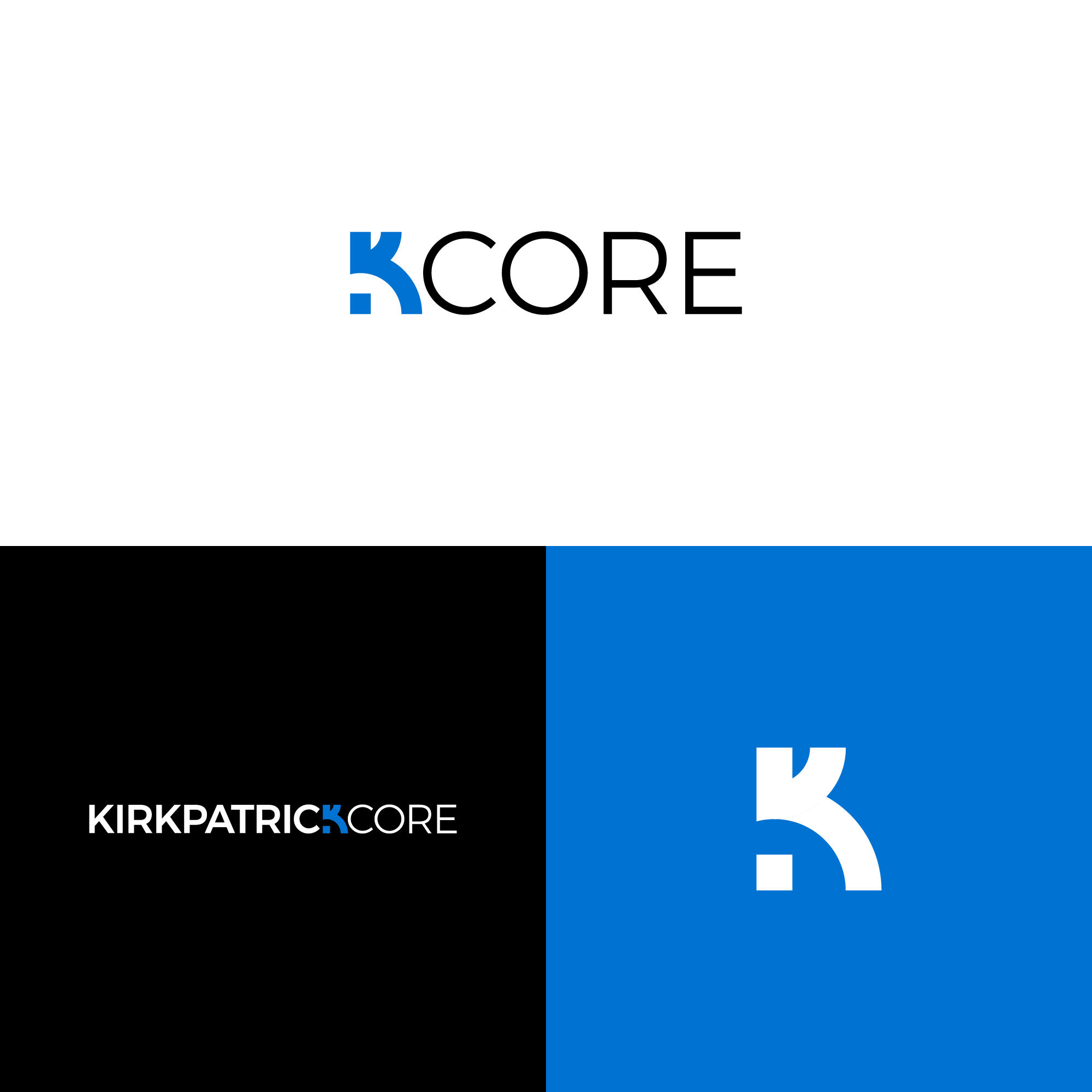 Logo Design by Mofuza for KirkpatrickCORE | Design #32710228