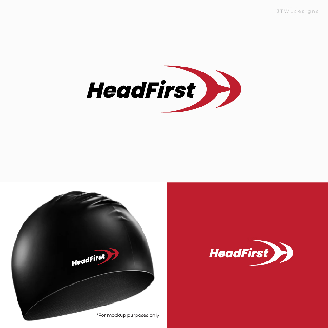 Logo Design by JWTL for just swimming caps | Design #32702596