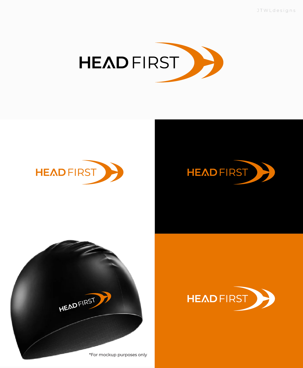 Logo Design by JWTL for just swimming caps | Design #32723715