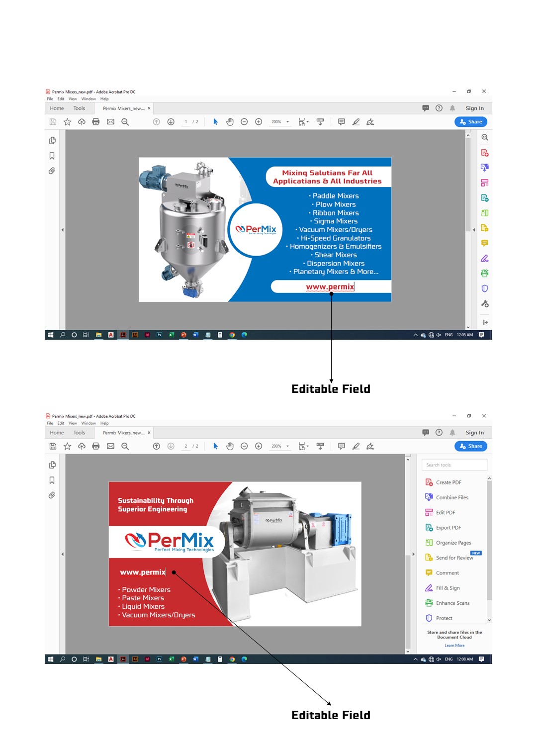 Business Card Design by nitin.kondhare2010 for PerMix North America | Design #32698407