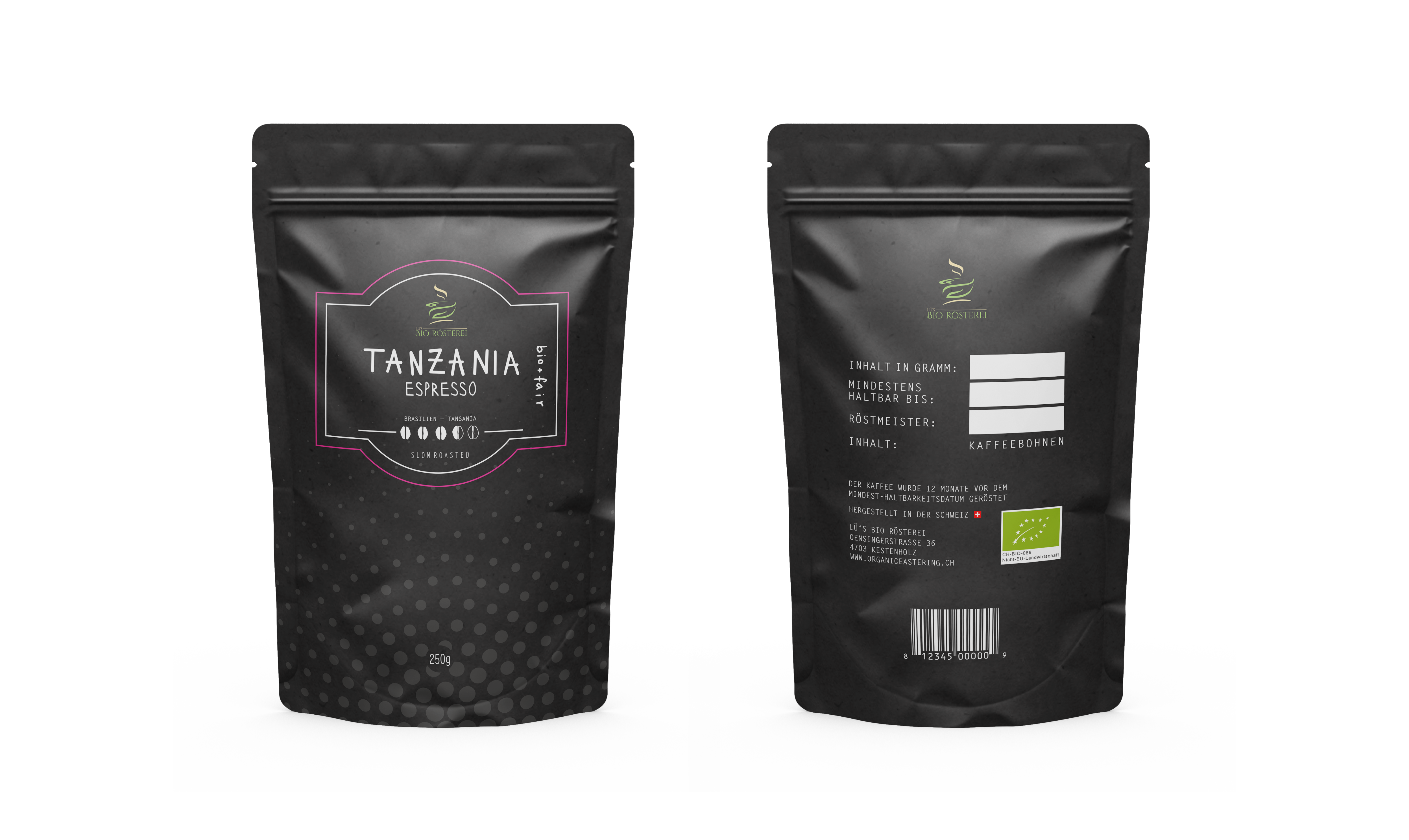 Diseño de Empaque por dadaMEDIA para Lü's Bio Rösterei | Diseño #32718411