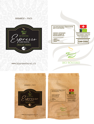 Packaging Design by robertr400 for Lü's Bio Rösterei | Design #32691972