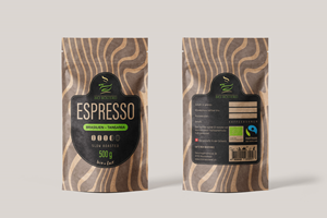 Packaging Design by Logovlad for Lü's Bio Rösterei | Design #32716182