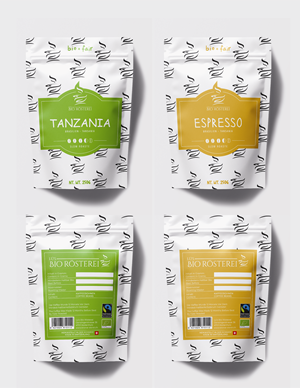 Packaging Design by Abdulmumin Imam for Lü's Bio Rösterei | Design: #32705373